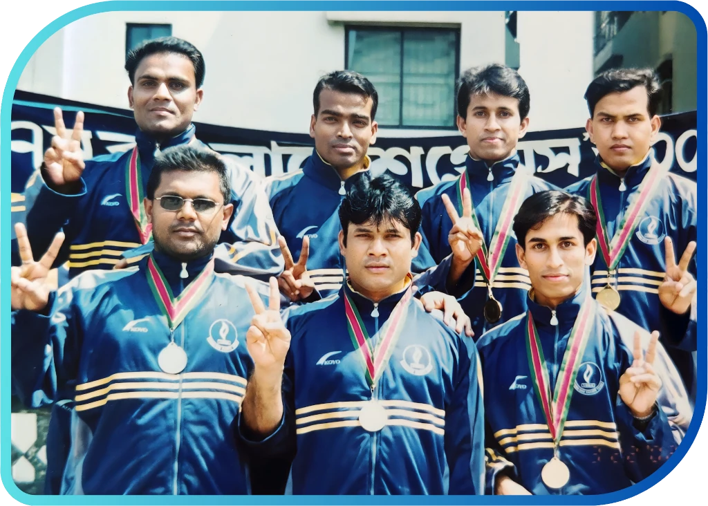 Titas Gas team in 7th Bangladesh Games 2002